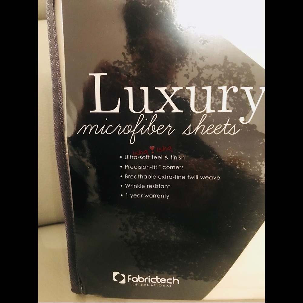 MicroFiber Sheet Set Ultra Soft No-Wrinkle KING - Picture 4 of 8